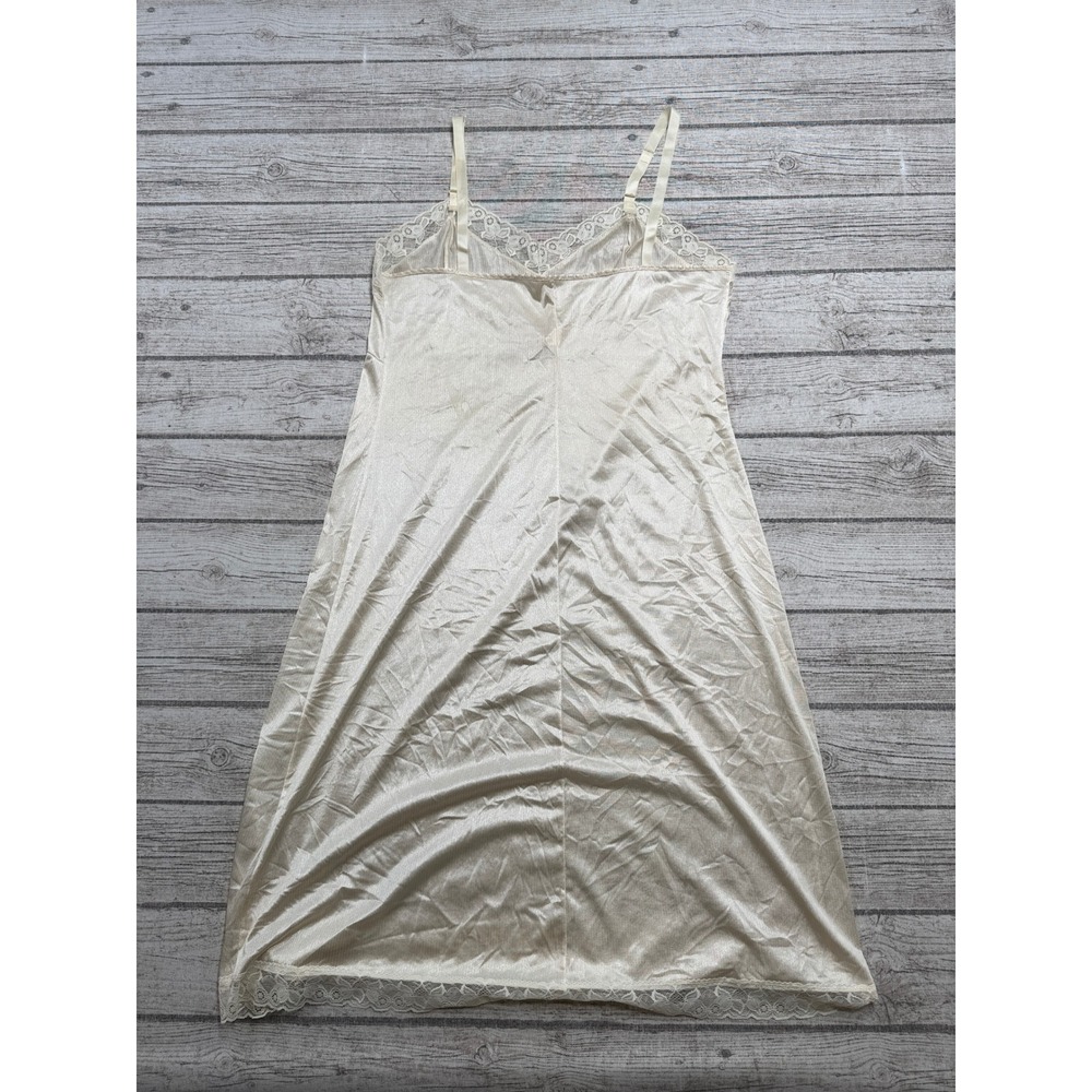 Vintage Janice Young Lingerie Women's 38 White Lace Trim Papillon Blanc Canada - Picture 2 of 6